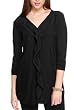 s.Oliver SELECTION Damen Langarmshirt 11.211.31.3781, Gr. 40, Schwarz (9999)
