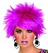 Sexy Purple 80s Punk Rocker Girl Halloween Costume Wig Adult