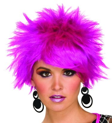 80s Purple Pixie Adult Wig [Apparel]
