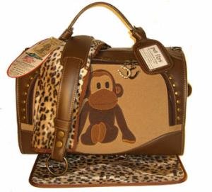 Pet Flys Dog Carrier Uncle Monkey - Super Size