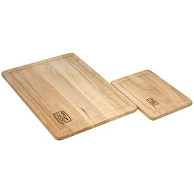 Click here to buy Chicago Cutlery 2-Piece Woodworks Rubberwood Set by Chicago Cutlery.