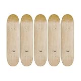 5 Pop-lite Natural Blank 8.0 Skateboard Pro Decks