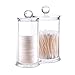 Cosmos Acrylic Cottonball/Swab Holder Box Organizer Cosmetic Makeup Case