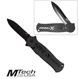 Black Xtreme Double Blade Tactical Folder