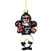 Pack of 3 NFL Houston Texans African American Player Glass Christmas Ornaments
