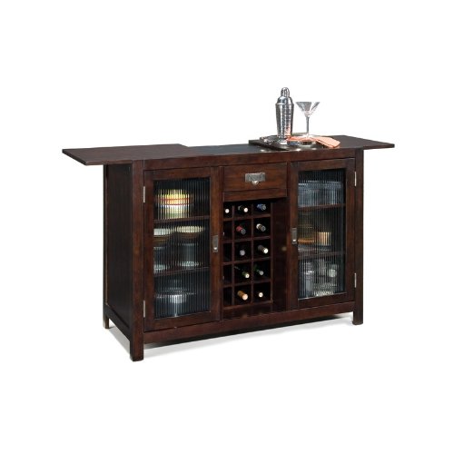 Home Styles City Chic Bar Cabinet in Espresso