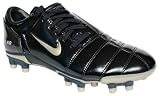Nike Zoom 90 II FG - Fussballschuhe - Black/Met Zinc-White - schwarz/grau