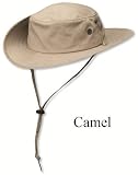 Dorfman Pacific Outdoor Camel Solarweave Bonnie Hat