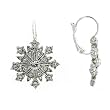 Crystal Fantasy Snowflake Earrings
