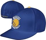 Golden State Warriors Blue Mitchell & Ness Hardwood Classics Basic Logo Fitted Hat