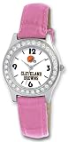 NFL Women's BN20009 Cleveland Browns "Game Day Dazzler" Pink Leather Watch