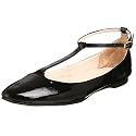 ALL BLACK Women's Endless T-Strap Flat
