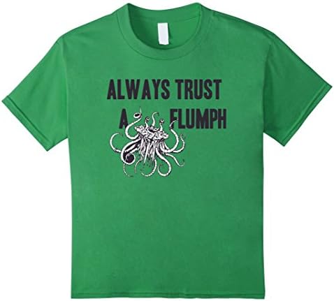 Kids Funny Shirt Flumph Always Trust a Flumph Dungeons Gaming 10 Grass