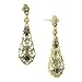Bourges Brass Vintage Teardrop Earrings