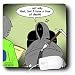 Rich Diesslins Londons Times Cartoons - Deaths Fear of Dying - Mouse Pads