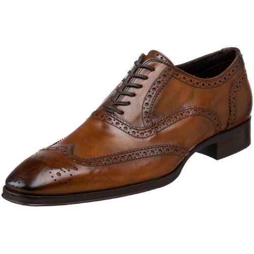 To Boot New York Mens Brooks Wingtip Oxford,Cognac,12 M US