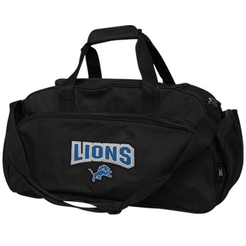Detroit Lions Black Domestic Duffel Bag