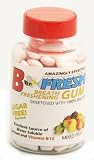 B Fresh Sugar Free Fruit Gum 100% Xylitol, 0.8-Ounce (Pack of 12)