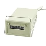 uxcell　電磁体カウンター　数取器　リセット　プレス　AC220V CSK5-DKW 5デジタル