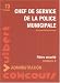 Chef de service de la police municipale