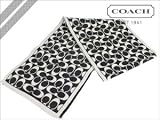 100% Authentic Coach Lurex Neck Scarf Muffler Black