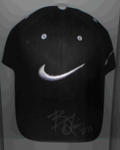 GAI Authentic Brady Quinn Autograph Hat w/ Display Case