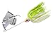 BOOYAH Buzz Buzzbait Bass Fishing Lure, White/Chartreuse Shad, 3/8 oz