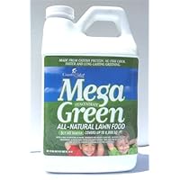 Mega Green Organic Fertilizer, All Purpose Lawn and Garden, Liquid Hydrolysate Fish