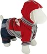 Surfs Up Dog Clothing by Kakadu Pet, X-Small, 10", Red