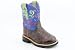 Ariat Showbaby Fiesta Western Boot (Toddler/Little Kid/Big Kid),Chestnut Anteater Print/Blue,4.5 M US Big Kid