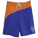 New York Mets Men's MLB Colorblock Swim Trunks (2XL)