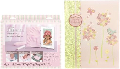 C.R. Gibson Memory Book with Keepsake Memory Frame, Meadowlark