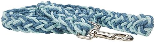 Kiss My Mutt Two-Toned Braided Leash - Blue Skies - Small/Medium
