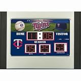 Minnesota Twins Scoreboard Desk & Alarm Clock