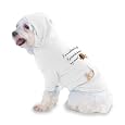 Cheap Deals on I'm so addicted to coffee, I grind the beans in my mouth Hooded (Hoody) T-Shirt with pocket for your Dog or Cat SMALL White