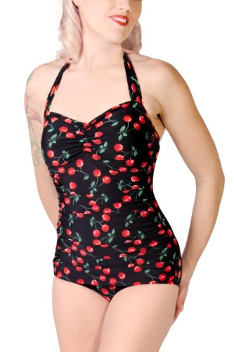 Esther Williams Women's Bathing Beauty Pinup Girl Prints Swimsuit