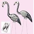 Skel-a-Flamingos - Set of Two