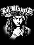 LIL WAYNE BLACK & WHITE Fabric Poster