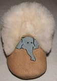 Tibet PLATEAU soft sole infant leather baby shoes BOOTIES with FLEECE elephant
