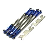 Complete Turnbuckle Set (4), Blue: TMX 3.3
