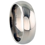 Titanium ring - Width: 8mm