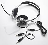 Multimedia Headset with Microphone for Skype, VOIP, and voice recognition