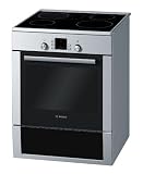 Bosch HCE748451 Freistehendes Herdset / A / Kochfeld: Induktion / Herdfarbe: Edelstahl / 8 Heizarten / TouchControl-Bedienung