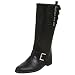 Te Casan by Niki Robinson Women's Naroa Biker Boot,Black,41 EU (US Women's 11 M)