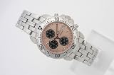 Oskar Emil Caesium - Montre pour homme - Saumon Dial - Chronographe avec bezel rotatif