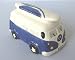 All Products : Volkswagen Van Bank w/ Surfboard Vw Surfing Woody Blue
