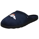Reebok Men's NFL Slipper,Broncos,Small