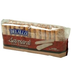 DeLallo Savoiardi (Lady Fingers), 7-Ounce Packages (Pack of 6)