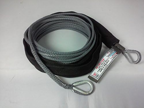 3/16" dia. x 50 Feet - Winch Rope Extension (Grey)