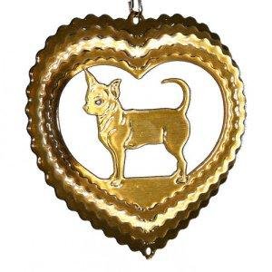 MinEys Chihuahua EyCatcher Wind Spinner - Color: Bronze